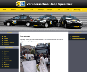 speelziek.net: Verkeersschool Jaap Speelziek - Start
Verkeersschool Jaap Speelziek te Ede en Barneveld is een multifunctioneel opleidingscentrum op het gebied van Verkeer, Transport, Logistiek, Arbo en Veiligheid.