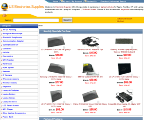 uselectronicsupplies.com: US Electronic Supplies, Laptop Battery,AC Adapter, Keyboard, Accessories Store
Laptop Electronics Supplies & AC Adapter, Laptop Battery Supplies & Laptop Accessories Supplies In a Cheapest Price!