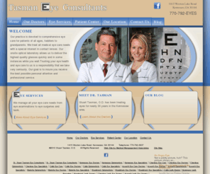 acwortheyespecialists.com: Tasman Eye Consultants, Dr. Stuart Tasman, Optometrist serving Marietta, Cobb, Kennesaw, Acworth
Tasman Eye Consultants is your eye care provider for the Kennesaw, Cobb, Marietta, and Ackworth areas.