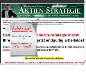 aktien-empfehlung.com: Aktien-Empfehlung - Aktien-Empfehlungen
Professionelle und Gewinn bringende Aktien-Empfehlungen und Aktien-Strategien für den maximalen Erfolg an der Börse