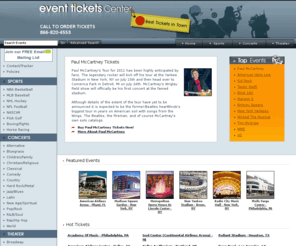 buyvenuetickets.com: Event Tickets Center - Concert Tickets, Broadway Tickets, Sports Tickets
Event Tickets Center - Buy tickets for concerts, Broadway shows, Broadway theatre, and sports. Buy tickets to events nationwide at EventTicketsCenter.com