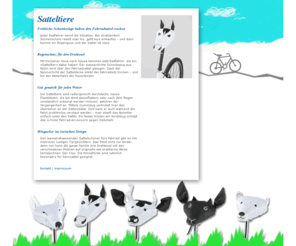 satteltiere.com: Satteltiere – Regenschutz fürs Rad bei Klein & More
Satteltiere - Schonbezüge aus Nylon halten den Fahrradsattel trocken. Erhältlich sind die Bezüge im fröhlichen Tier-Look im Designshop von Klein & More.