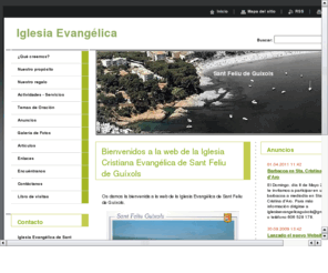 iglesiaevangelicaguixols.com: Iglesia Evanglica Sant Feliu de Guixols
Iglesia Evanglica de Sant Feliu de Guixols