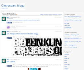 ointressant.se: Ointressant blogg
blogg om intressanta hemsidor, programmer, tips och lite till