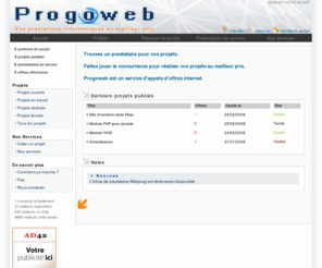 progoweb.com: Webprog, vos prestations et développements informatiques au meilleur prix
Webprog, vos prestations et développements informatiques au meilleur prix