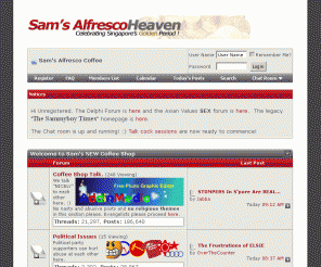 sammyboy.com: Sam's Alfresco Coffee - Powered by vBulletin
Sammyboy Alfresco Coffee Shop.