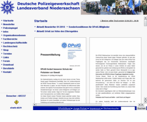 dpolg-rechtsschutz.info: Deutsche Polizeigewerkschaft Landesverband Niedersachsen
Deutsche Polizeigewerkschaft Niedersachsen