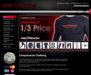 redvenom.co.uk: Compression Clothing UK | RedVenom.co.uk
RedVenom sports compression clothing, same quality - 1/3 the price! Quality compression clothing in the UK for sports and running