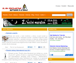 savremenisport.com: Savremeni sport.com - Zavirite u svet savremenog sporta
Savremeni sport.com - Sportske teme, sportski adresar, sportski kalendar, sportski blog, sportski forum, sportski linkovi...