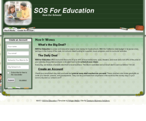 sosforeducation.com: How It Works
