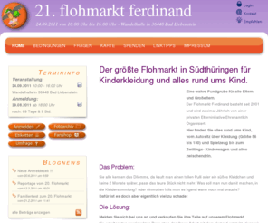 floh-ferdinand.de: Flohmarkt Ferdinand - Wandelhalle in 36448 Bad Liebenstein
Flohmarkt 