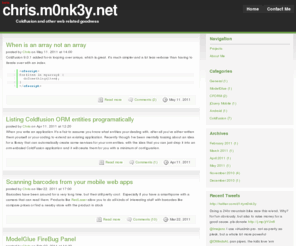 m0nk3y.net: chris.m0nk3y.net
Coldfusion and other web related goodness