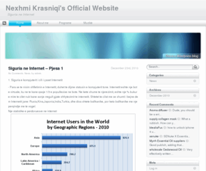 nexhmikrasniqi.com: Nexhmi Krasniqi's Blog
NExhmi Krasniqi - Keshilla lidhur me kompjuterin dhe internetin