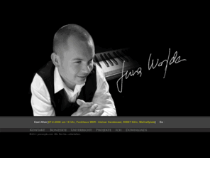 jurawajda.com: Jura Wajda - Jazz Piano & Composition
Offizeielle Webseite des Jazz-Pianisten und Komponisten Jura Wajda aus Köln. Aktuelle Anlässe, Musiksamples und mehr.