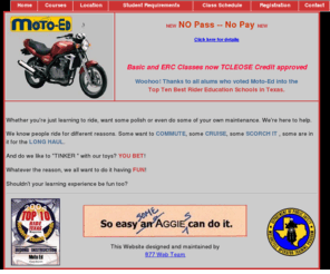 moto-ed.com: Motorcyle Training No Pass No Pay Moto-Ed  Texas
Motorcycle Training  No Pass - No Pay