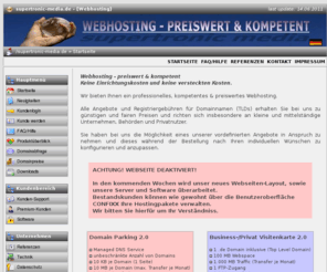 supertronic-media.com: supertronic media | Webhosting - preiswert & kompetent
supertronic media | Webhosting - preiswert & kompetent