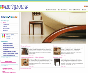 artplus-e.com: Artplus S.A.C  Arte y Artesanía en Madera
Artplus S.A.C. Arte y Artesanía en Madera