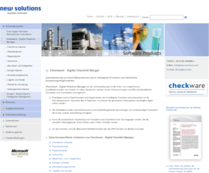 checkware.net: CheckWare - Digital Checklist Manager * Software für digitale Formulare und Checklisten * digitale
CheckWare - Digital Checklist Manager ist die Softwarelösung für alle Arten von Inspektionen, Qualitätskontrollen und Audits. CheckWare ist eine digitale Checkliste und geeignet für Reporting und einheitliches Checklisten Management.