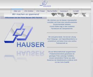 cncfraeserei.com: Hauser CNC-Technik
Hauser CNC-Technik - Spezialist für CNC-Bearbeitung