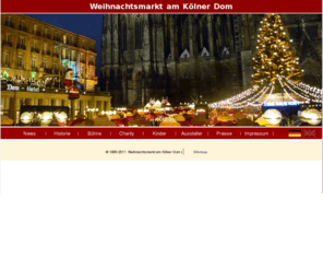dommarkt.net: Weihnachtsmarkt am Kölner Dom der Weihnachtsmarkt auf dem Roncalliplatz in Köln: Sitemap
Seiten des Weihnachtsmarkt am Kölner Dom und einer der Weihnachtsmärkte  Kölner direkt an der  Altstadt und der Kölner City neben dem Alter Markt 