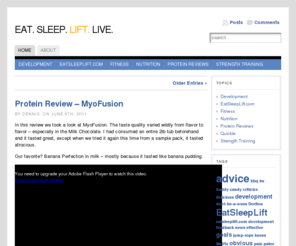 eatsleepliftlive.com: Eat. Sleep. Lift. Live.
