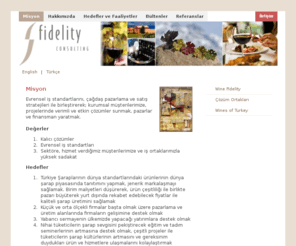 fidelitycon.com: Misyon -  Fidelity Consulting
Sitenizin açıklaması