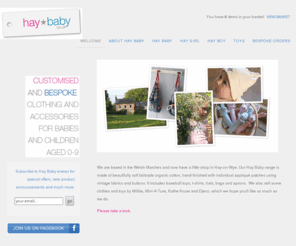 haybaby.co.uk: Hay Baby | Welcome
Customized and bespoke clothing and accessories for babies and children aged 0-9.
