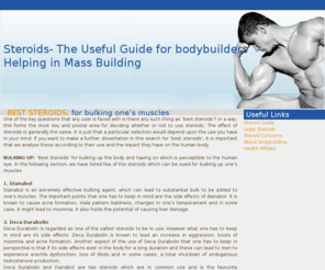 massbuilding.info: Steroids- The Useful Guide for bodybuilders, Mass Building
