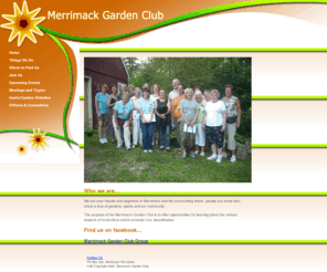 merrimackgardenclub.org: Merrimack Garden Club
Merrimack Garden Club is to offer opportunities for learning about the various aspects of horticulture and to promote civic beautification.