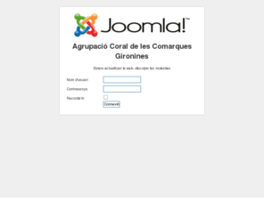 agrupaciocoral.org: Agrupació Coral Girona
Joomla! - el motor de portales dinámicos y sistema de administración de contenidos