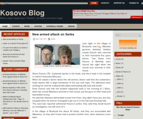 kosovoblog.com: Kosovo Blog
What is actually happening in Kosovo, all the events described on the blog.