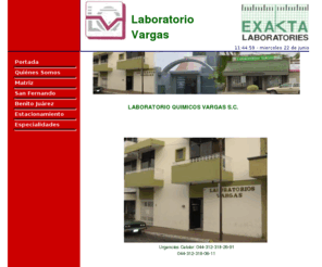 laboratoriovargas.com: .:Laboratorio Vargas:.
Página oficial de los Laboratorios Vargas Colima.