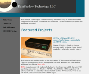 rainshadowtech.com: RainShadow Tech LLC
embedded software consulting