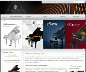 steinway.nl: Welkom bij Steinway & Sons
Sinds 1853 is Steinway & Sons de compromisloze standaard voor klank, speelaard, dynamiek en waardevastheid. Ontdek ook de Essex en Boston instrumenten designed by Steinway & Sons