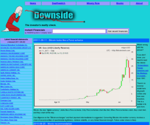 downside.com: Downside - the investor's reality check
Fundamental investing with a negative perspective.