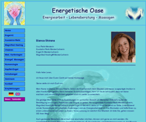 engelsenergie-bianca.com: Magnified Healing-Reiki Fernreiki-Kundalini-Esoterik-Engel-Ki-esoterische Lebensberatung und universelle Lebensenergie
Bianca Shirana - Energetische Heilerin und Ausbilderin in Engelki - Magnified Healing - Kundalini Reiki, sowie Spirituelle Lebensberatung und Numerologie 