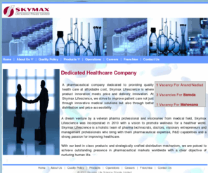 skymaxlifescience.com: Skymax Life Science Private Limited, Surat, Gujarat, India.
