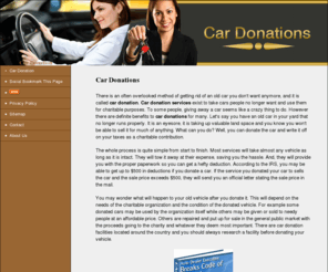 icardonations.com: Car Donation | Car Donations | Car Donation Services
There are definite benefits to car donation for many. It is an eyesore, it is taking up valuable land space and you know you won't be able to sell it for much of anything.
