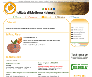 imnorizzonti.it: Convegni di Naturopatia - seminari e conferenze Obiettivo Salute
Istituto di Medicina Naturale - Orizzonti