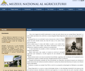 muzeulagriculturii.ro: Muzeul National al Agriculturii - Acasă
