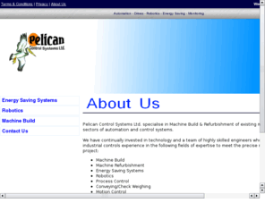 pelicansystems.co.uk: Pelican Control Systems Ltd.
An industrial control systems company specialising in automation integrators for the packaging and automative industries