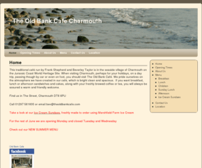 theoldbankcafe.com: The Old Bank Cafe Charmouth
 The Old Bank Cafe Charmouth -  