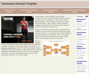 Basketball Brackets Template