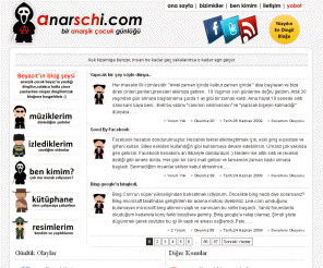 anarschi.com: anarschi.com – Teknoloji’ye ve Hayat’a İstinaden Yorumlar
Aşk,günlük olaylar,kişisel yaşam tarzı,wordpress ve teknoloji’ye dair istinaden yorumlar.