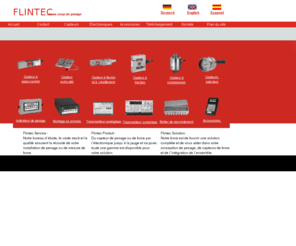 flintec.fr: Flintec fabricant :  du capteur de pesage ou du capteur de force jusqu´á l´électronique de pesage et la solution complète
Flintec - troisième fabricant mondial de capteurs de pesage et de force ycompris les indicateurs et les transmetteurs.