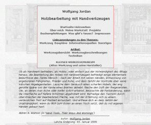 holzwerken.de: Holzbearbeitung mit Handwerkzeugen (Sitemap)
Holzbearbeitung mit Handwerkzeugen.