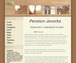 jizerske-hory-ubytovani.cz: O nás            | Pension Javorka
O nás | Pension Javorka