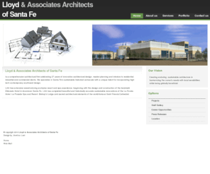 lloyd-architects.com: Lloyd & Associates Architects of Santa Fe
Information architecture.
