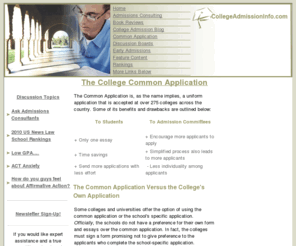 collegecommonapplication.com: College Common Application | Advice, Tips, and Information
the college common application and its role in your college admission