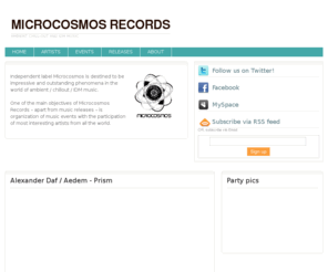 microcosmosrecords.com: Microcosmos Records   » Microcosmos Records – ambient chill-out downtempo idm music
Music for dreams